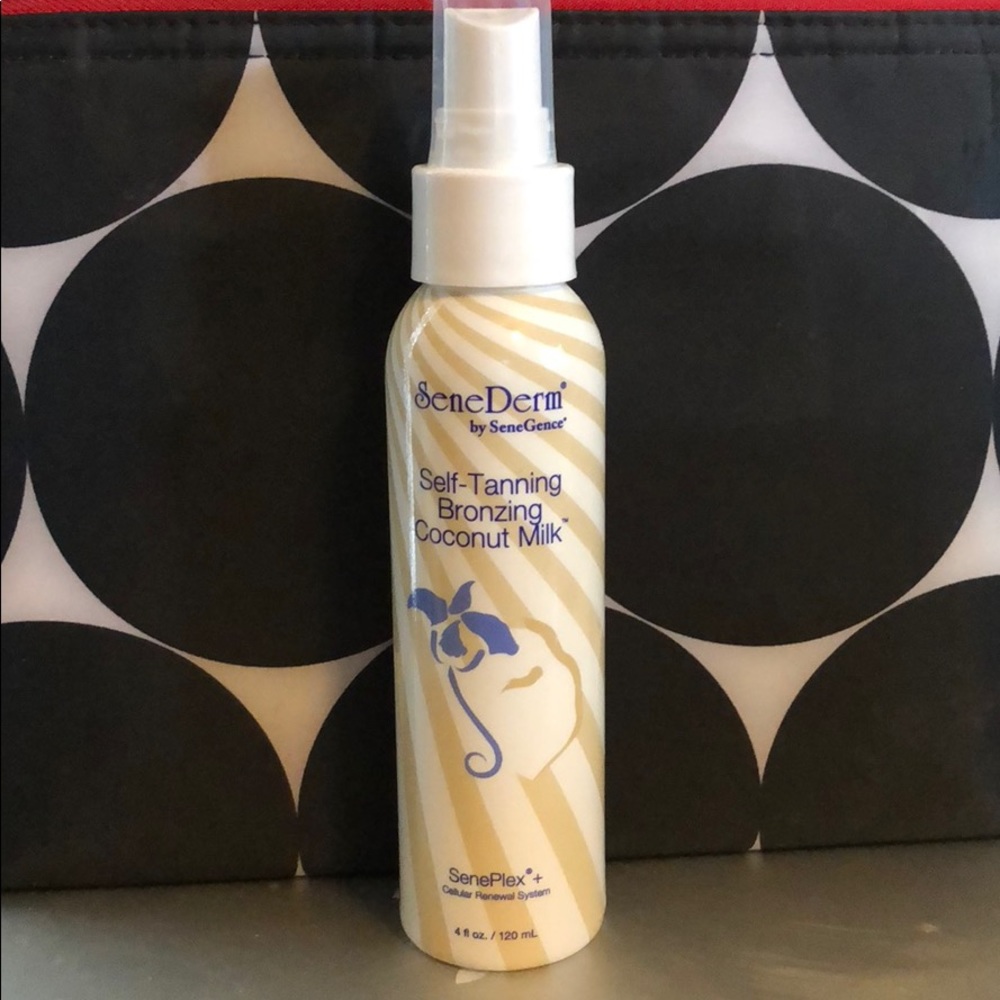 Self tanning bronzing coconut milk
